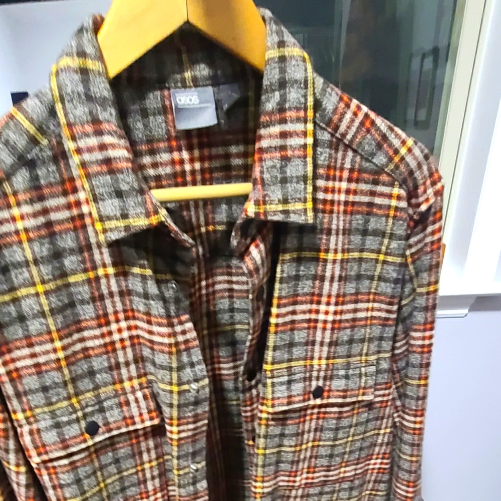 Asos mens button up overshirt